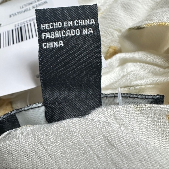 Forever 21 Yellow Floral Peplum Top – Size Small (NWT) - Picture 5 of 8